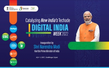 MEITY is organising Digital India Week from July 04-09, 2022 to celebrate and showcase India's digital/IT capacities to the world and explore collaboration/business opportunities.